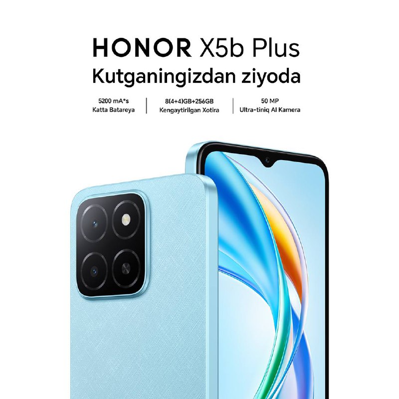 HONOR X5b Plus kamerasi o‘zining imkoniyatlari …