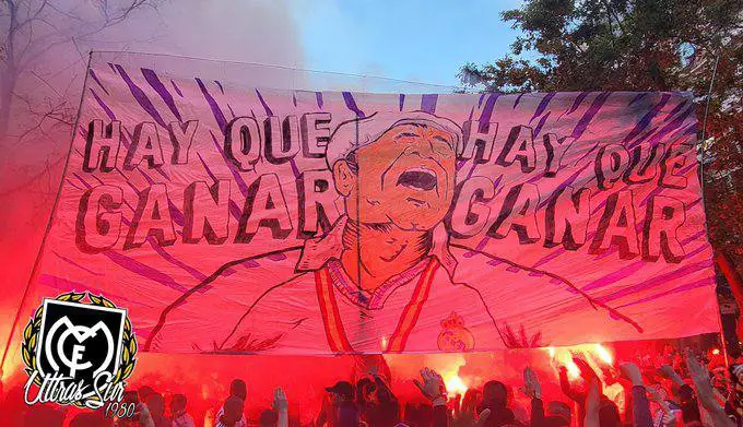08.04.2024, Ultras Sur (Real Madrid***🇪🇸***) outside …