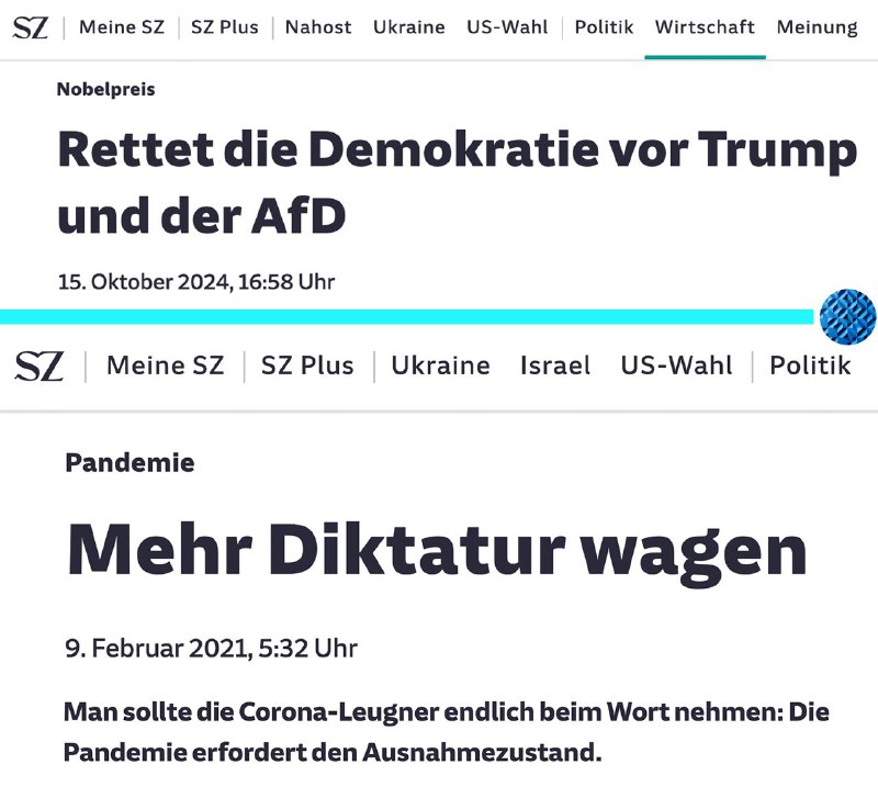 Die Süddeutsche Zeitung ***🤡******™***