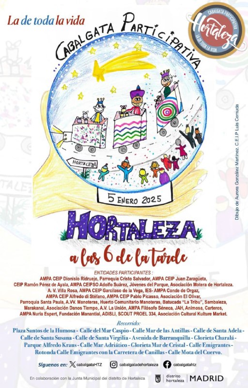 La Cabalgata Participativa de [#Hortaleza](?q=%23Hortaleza) 2025 …