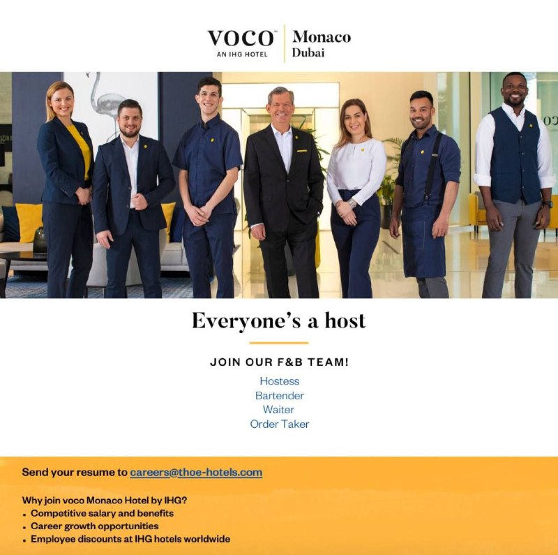 Join Our F&amp;B Team at voco …