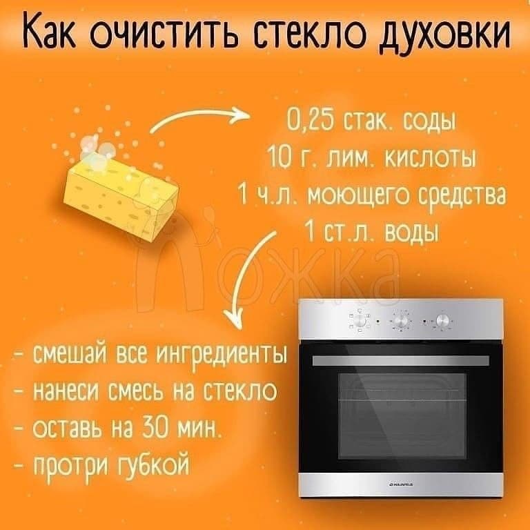 **Как очистить стекло духовки?** ***👍***