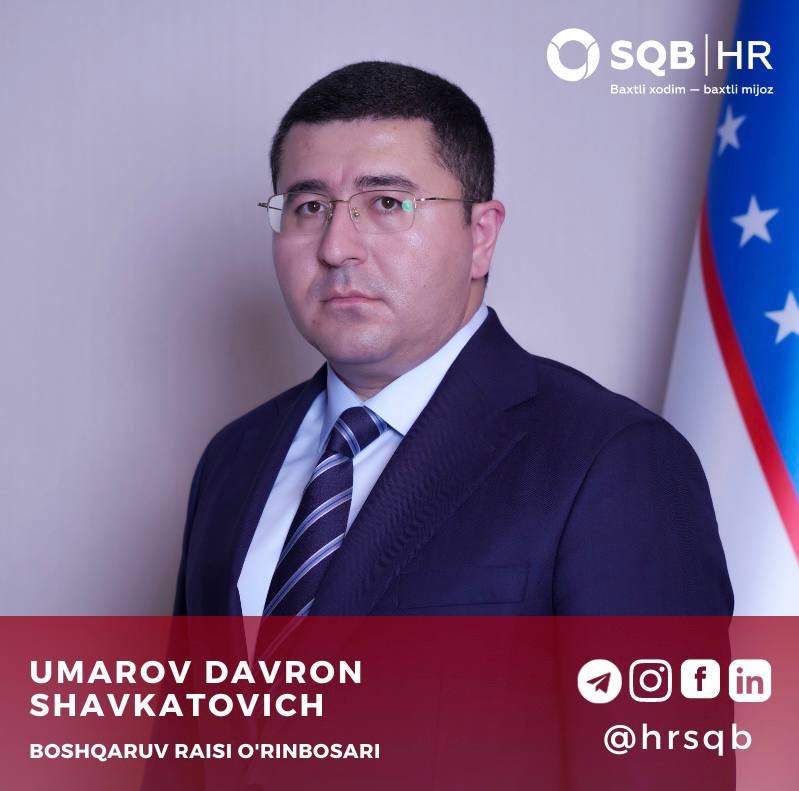 **HR SQB Umarov Davron Shavkatovichni Bank …