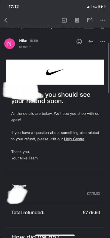 **Send Nike orders, 20% fee**