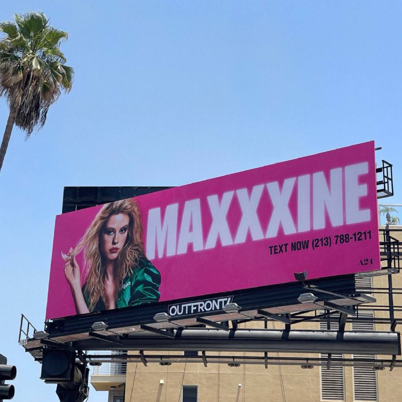 'MaXXXine' promo has started in Hollywood! …