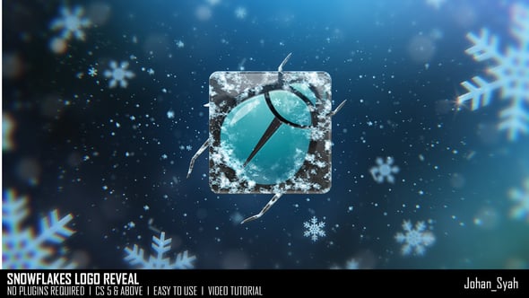 ***?*** **Snowflakes Logo Reveal Videohive 55625182 …