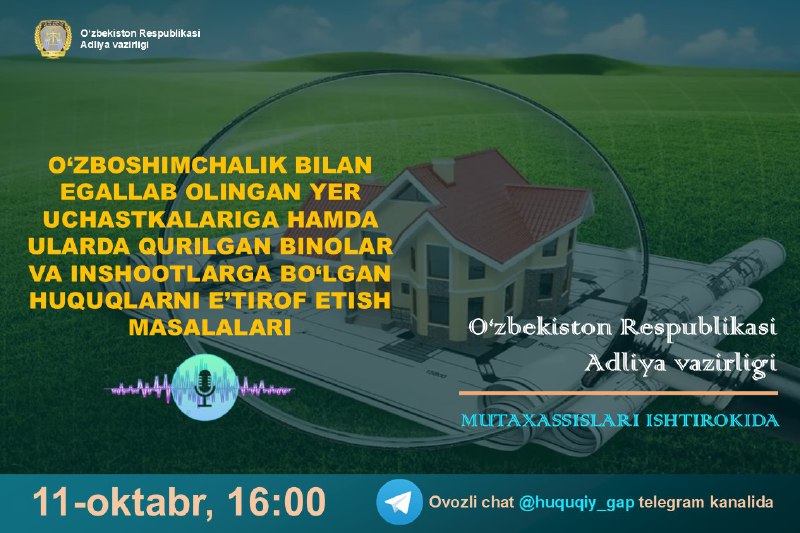 *****⚡️***“O‘zboshimchalik bilan egallab olingan yer uchastkalariga …