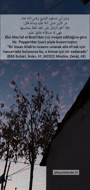 Bir hadis***☘***