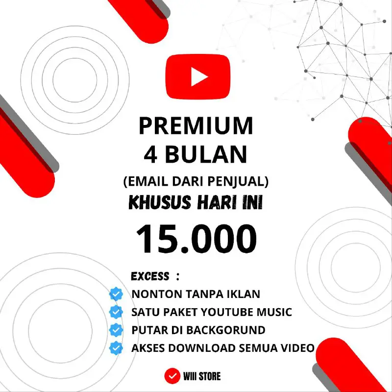 ***📹*****PRICELIST YOUTUBE PREMIUM*****📹***