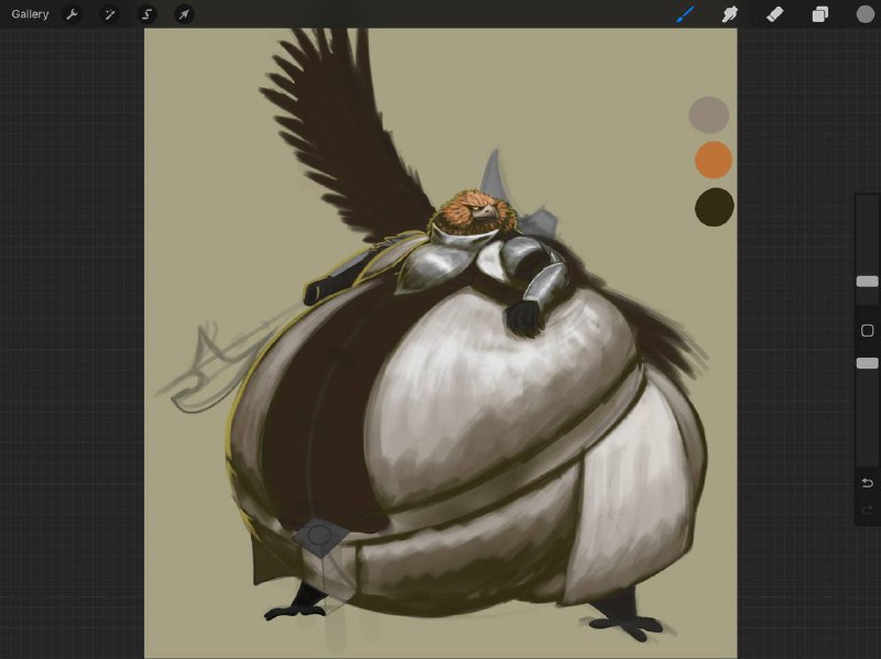 Such hefty bird