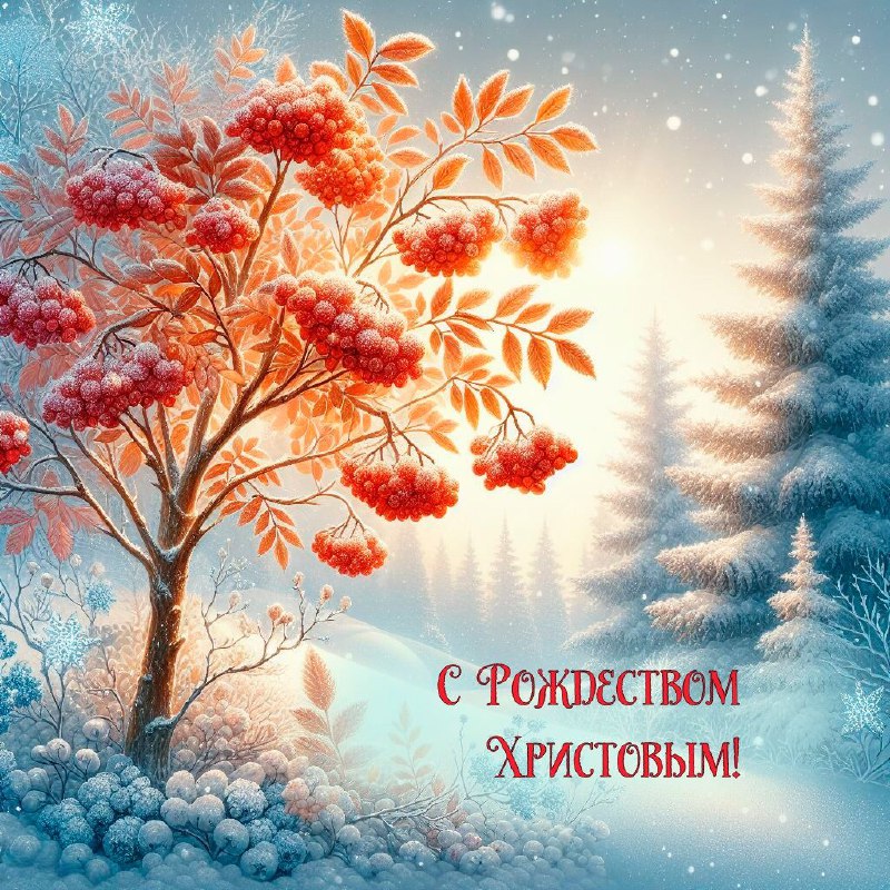 С наступающим Рождеством!***❄️***