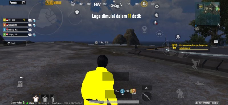 Test erangel V10.. walaupun ga chicken …