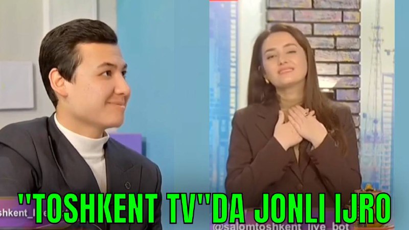 **SANJARBEK IBRAGIMOV - “TOSHKENT TV”DA JONLI …