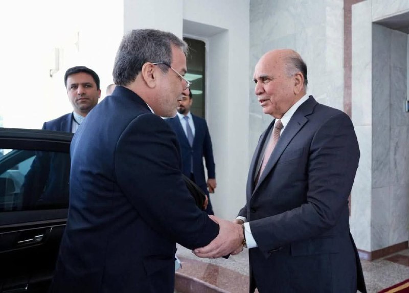 وزير خارجية العراق يستقبل نظيره الايراني …