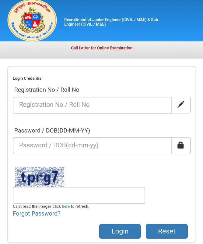 ***◾️*****BMC Admit Card**[**https://ibpsonline.ibps.in/bmcjeapr23/oecla\_jan25/login.php?appid=a6e0237028abb9f7d3c7caa91e41abee**](https://ibpsonline.ibps.in/bmcjeapr23/oecla_jan25/login.php?appid=a6e0237028abb9f7d3c7caa91e41abee)