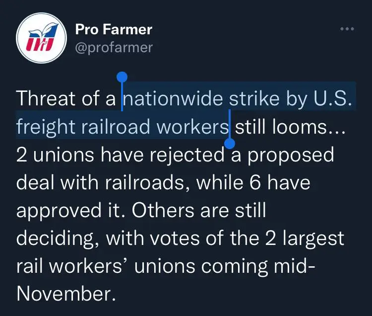 Threat of a nationwide strike by …