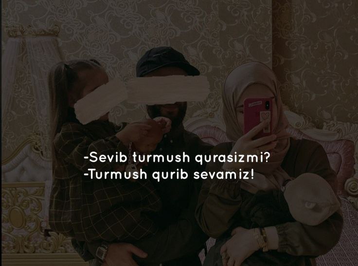 **-Sevib turmush qurasizmi?