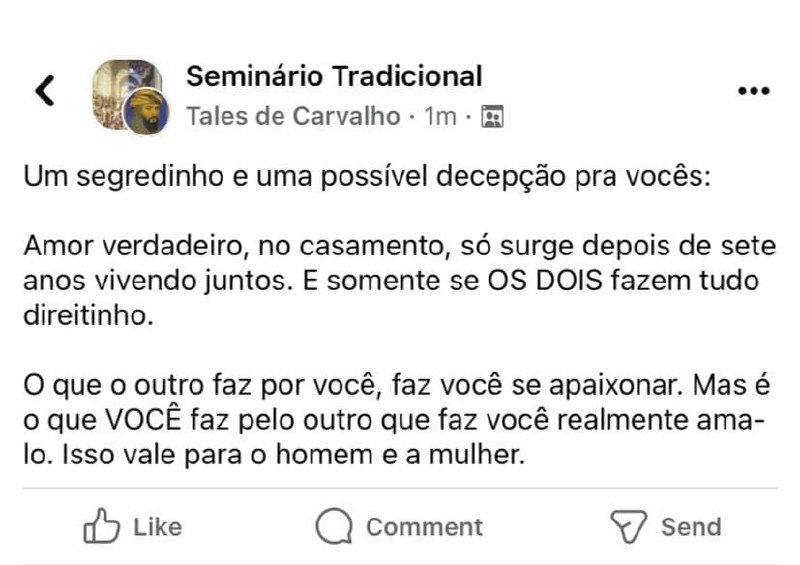 Um segredinho e uma possível decepção …