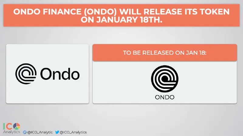 [​​](https://telegra.ph/file/501a096742cb90df82547.jpg)Ondo Finance (ONDO) will have a primary listing on January 18th. Ondo had a token sale on CoinList in May …