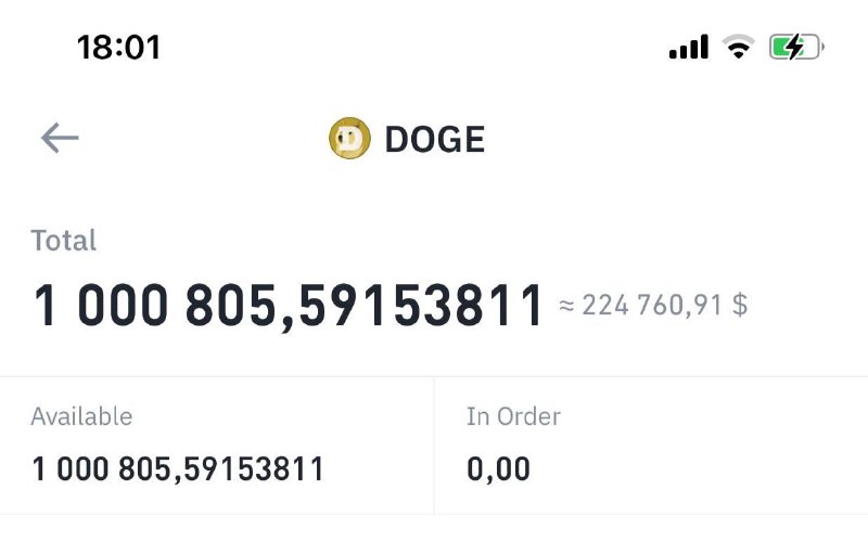 Actually with 1Million Doge I can …