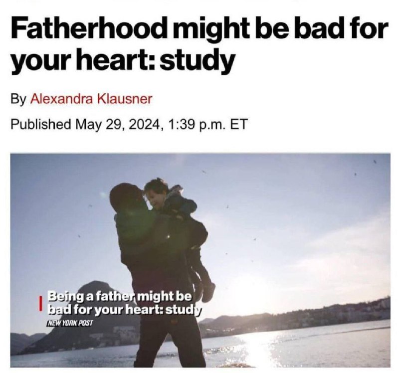 Fatherhood is good, natural, and is …