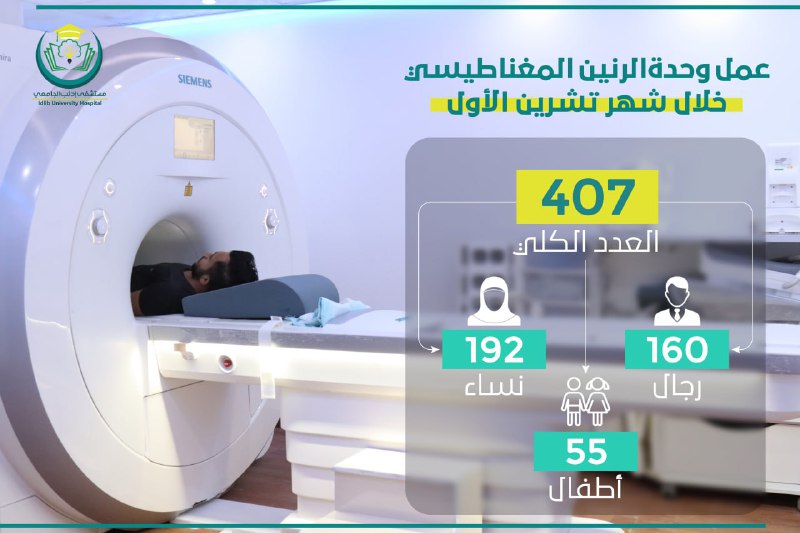 عمل وحدة الرنين المغناطيسي خلال شهر …