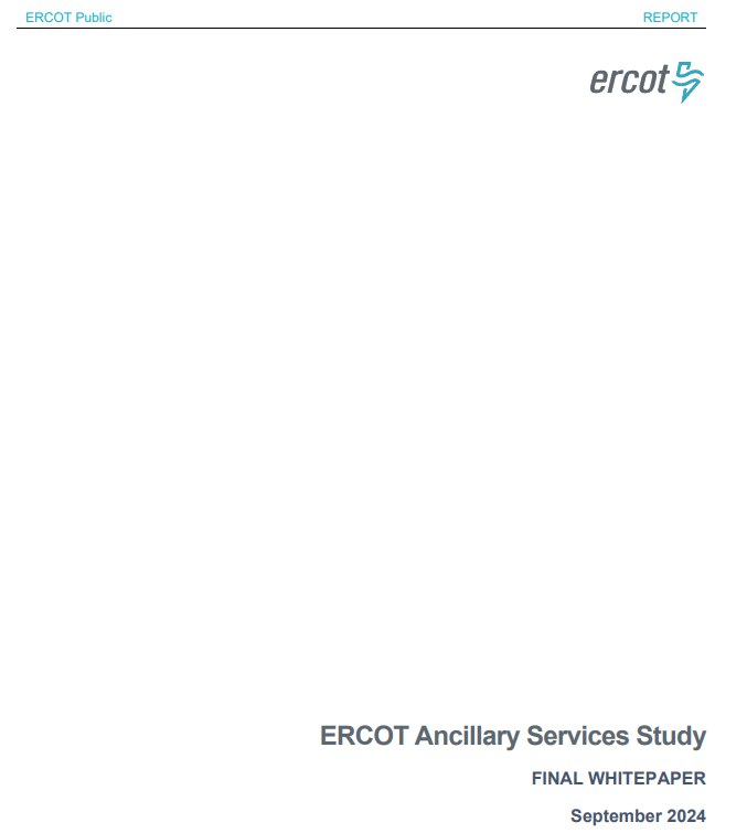 ERCOT Ancillary Services Study