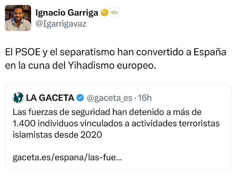 El PSOE y el separatismo han …