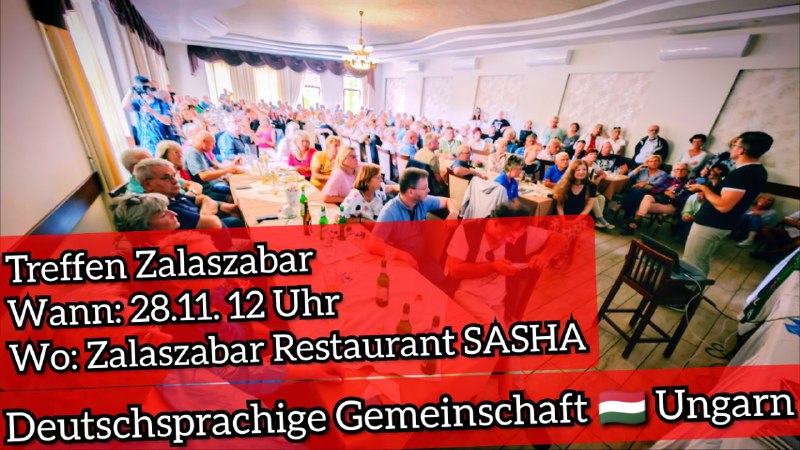 Deutschsprachige Gemeinschaft ***🇭🇺*** Ungarn - Treffen …