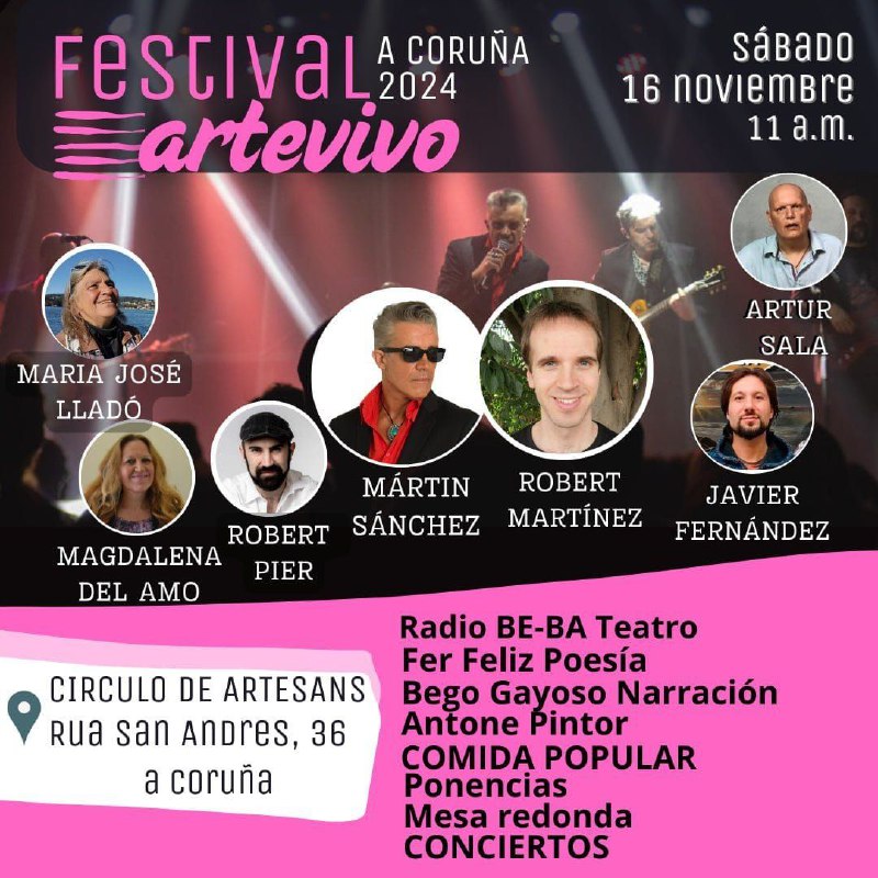 Festival ARTE VIVO La Coruña (sábado …