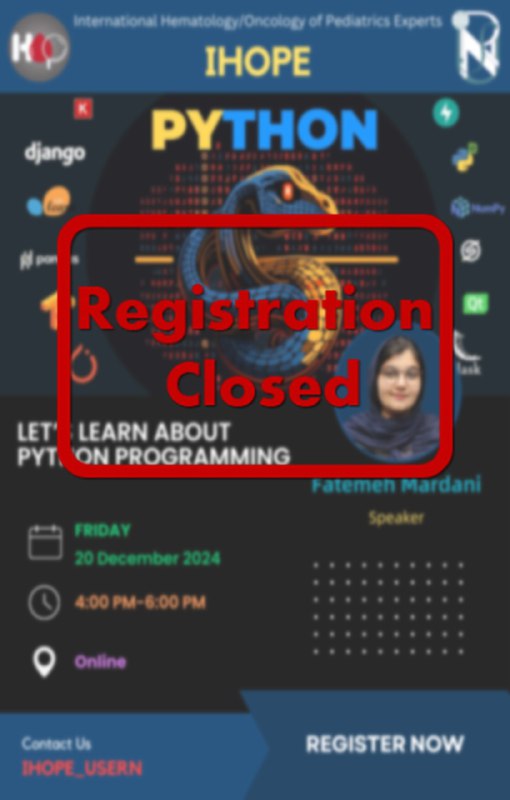 ***🚨*** Registration Closed! ***🚨***