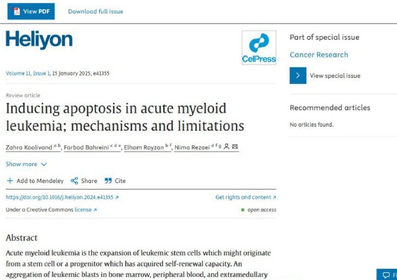 Inducing Apoptosis in Acute Myeloid Leukemia: …