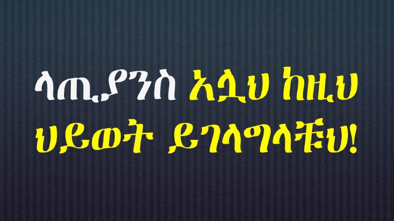 የላጤወች ህይወት..