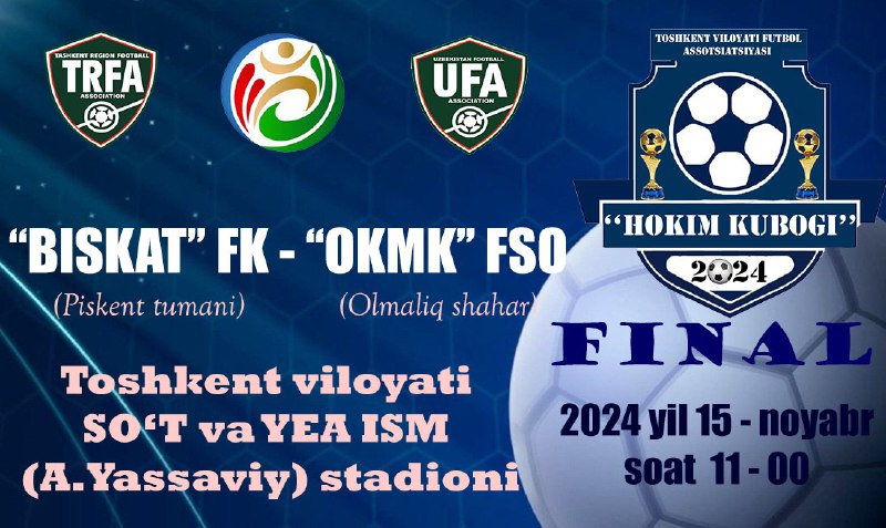 *****🏆*** Toshkent viloyati “HOKIM KUBOGI - …