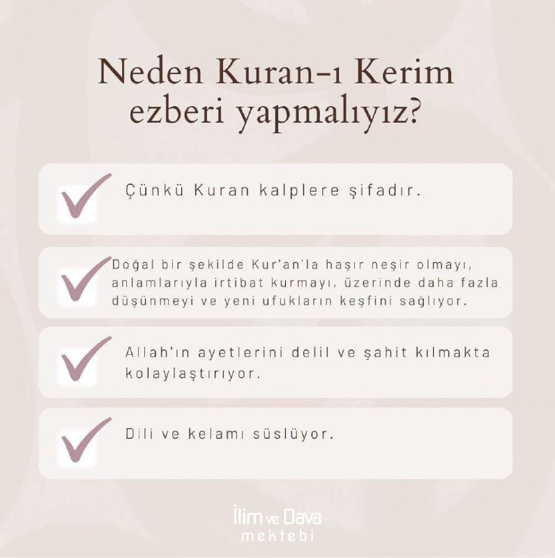 **Neden Kur’an-ı Kerim ezberi yapmalıyız?**