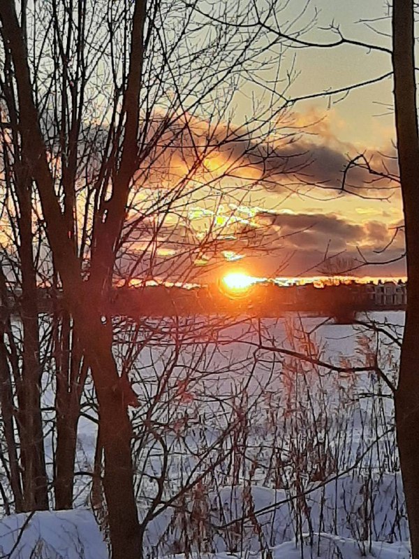 ***🌅*** Закат 21 декабря в Глухово