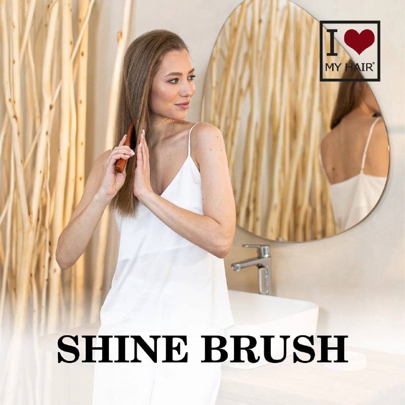 Shine brush прекрасно расчесывает волосы, придает …