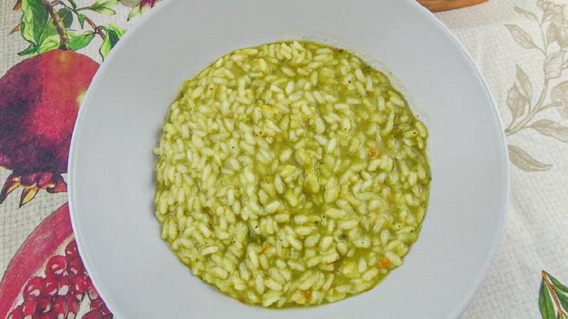 Risotto con crema di verdure da …