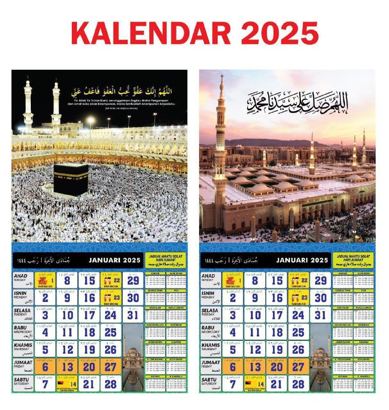 **KALENDAR 2025**