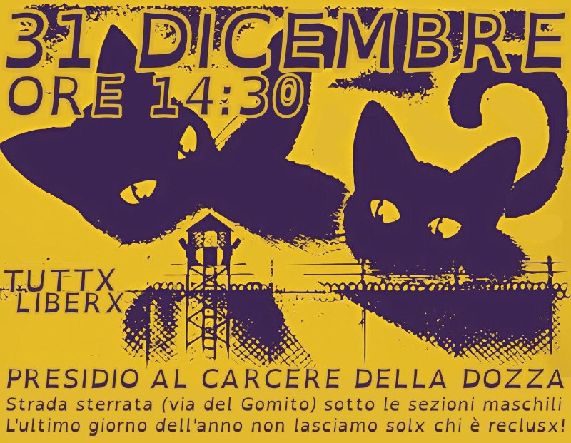 **BOLOGNA: 31 DICEMBRE PRESIDIO AL CARCERE …