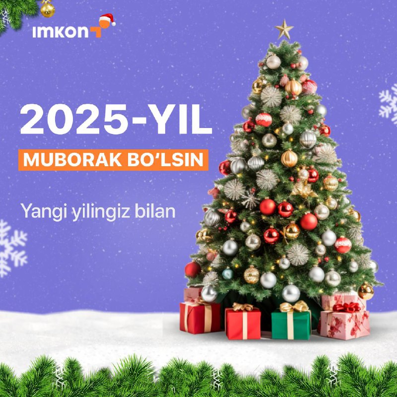 **Yangi yilingiz muborak bo'lsin!** *****✨*****O'zining tantanali …