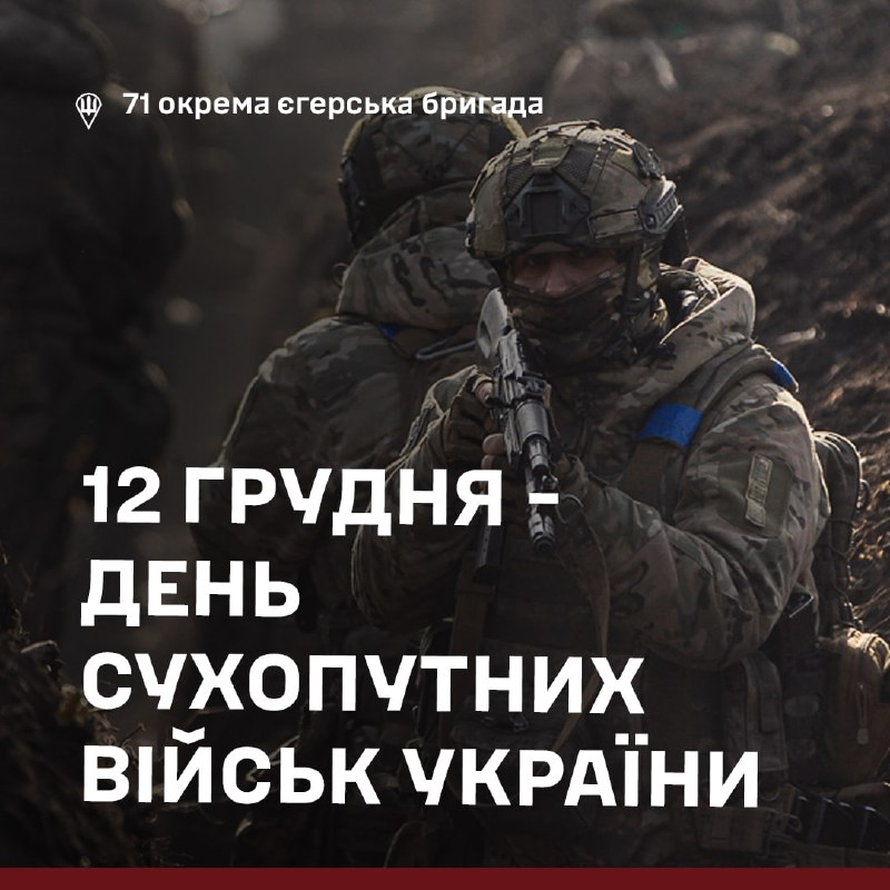 Сьогодні День Сухопутних військ Збройних Сил …