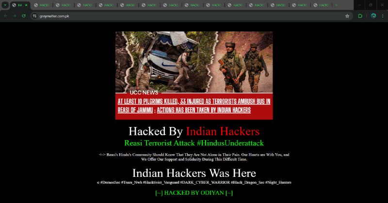 **[~] Some Pakistani Websites Hacked By …