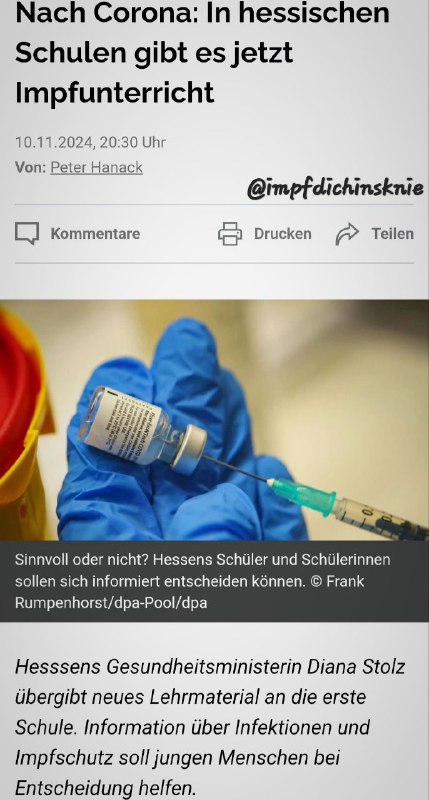 Indoktrination der Kinder... ***😡***