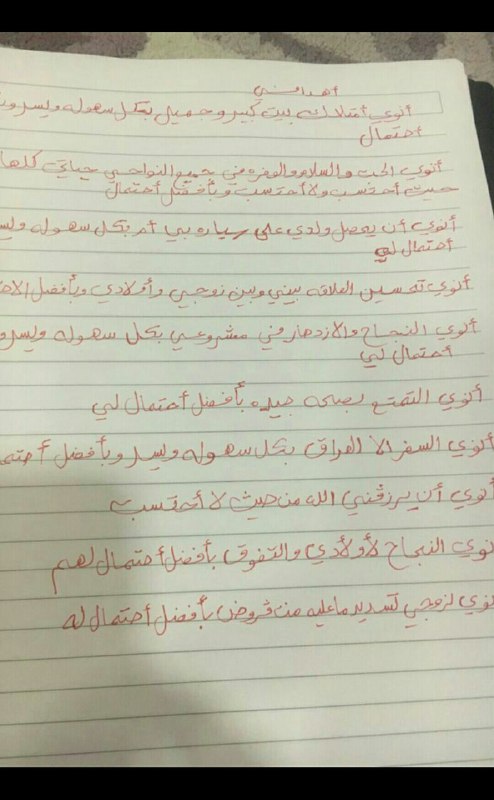 هذا نموذج آخر من إحدى المشتركات …