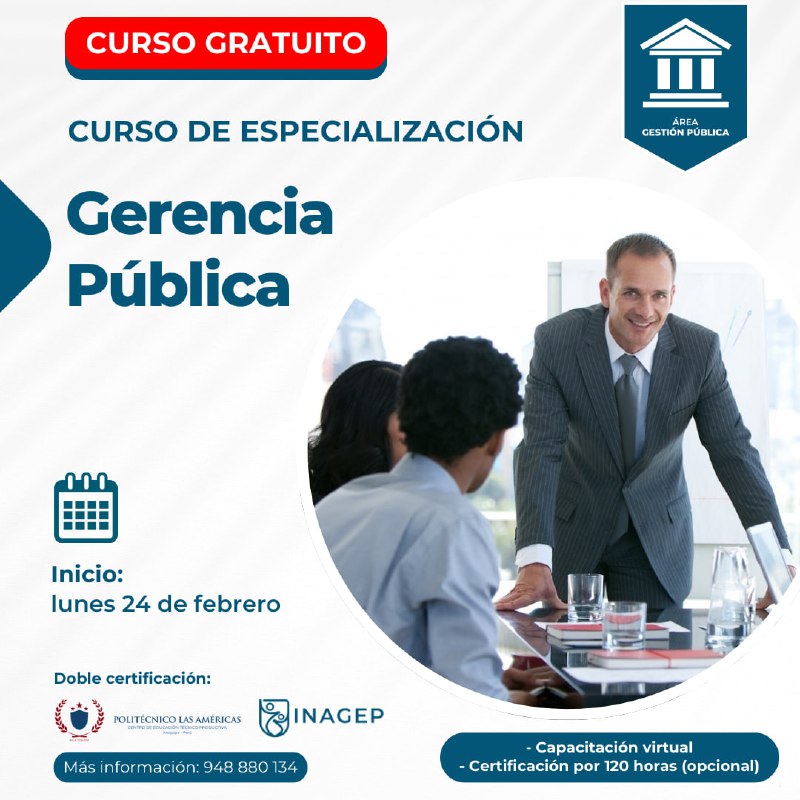 ***🏛******👩🏼‍💼*** [#GRATUITO](?q=%23GRATUITO): CURSO DE ESPECIALIZACIÓN EN …