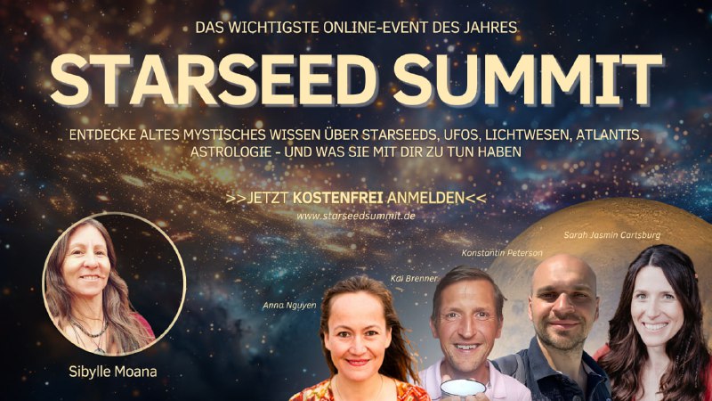 **1.12 startet der Starseed-Summit!** Ein spannendes …