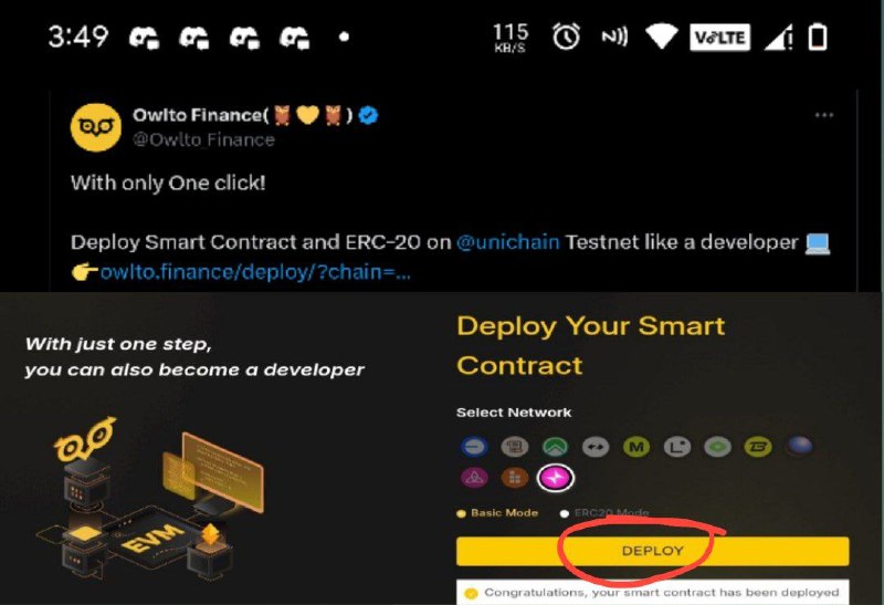 Deploy UniChain With One Click | …