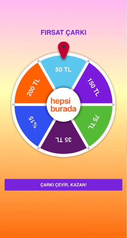 *****➡️*** Fırsat Çarkı geldi arkadaşlar!