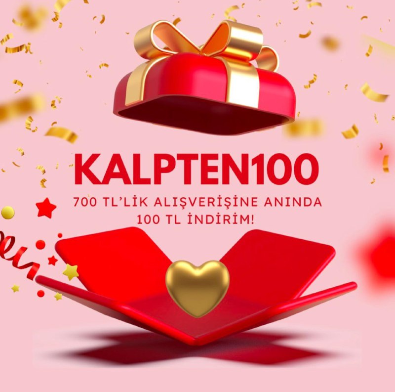 *****➡️*** Koşunn!! 100TL kupon geldi! "KALPTEN100" …